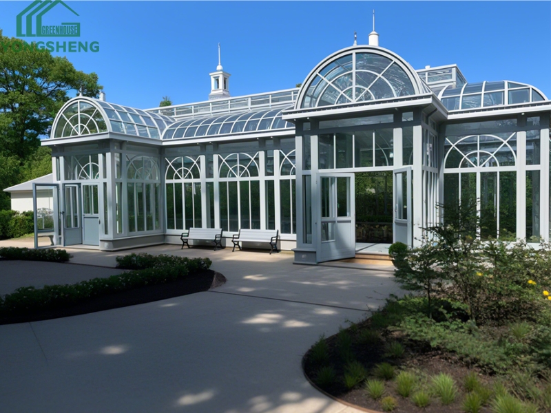 Large Victorian Glass Greenhouse Wedding